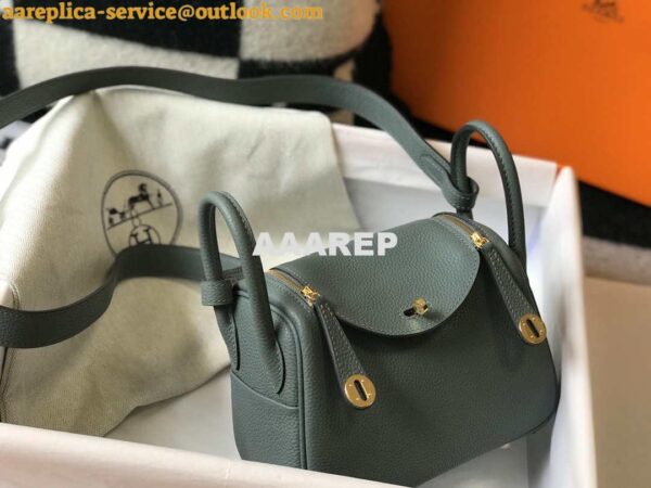 Replica Hermes H079086CK18 Lindy Mini Bag 19cm Semi-manual H231905 3