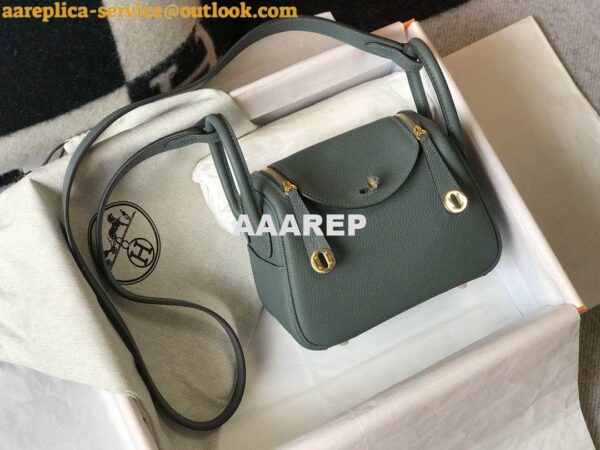 Replica Hermes H079086CK18 Lindy Mini Bag 19cm Semi-manual H231905 4