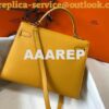 Replica Hermes Sellier Kelly 28cm of Epsom Leather Bag 20333 White