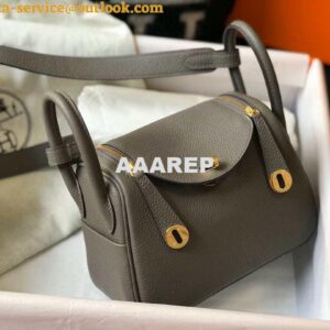 Replica Hermes H079086CK18 Lindy Mini Bag 19cm Semi-manual H231907 2