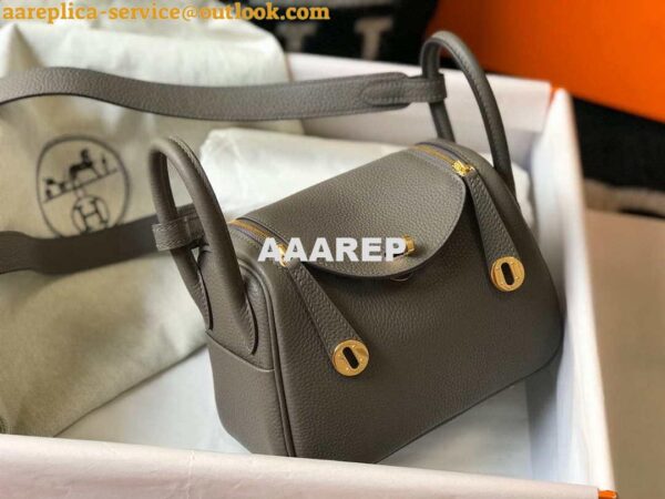 Replica Hermes H079086CK18 Lindy Mini Bag 19cm Semi-manual H231907 4