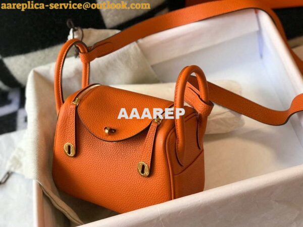 Replica Hermes H079086CK18 Lindy Mini Bag 19cm Semi-manual H231908 4