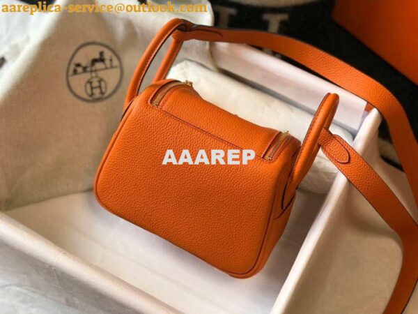 Replica Hermes H079086CK18 Lindy Mini Bag 19cm Semi-manual H231908 6