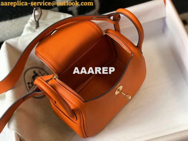 Replica Hermes H079086CK18 Lindy Mini Bag 19cm Semi-manual H231908 9