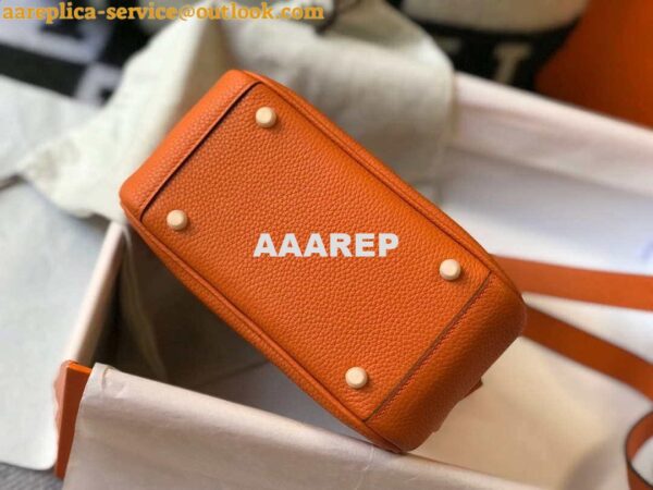 Replica Hermes H079086CK18 Lindy Mini Bag 19cm Semi-manual H231908 10