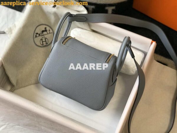 Replica Hermes H079086CK18 Lindy Mini Bag 19cm Semi-manual H231909 6