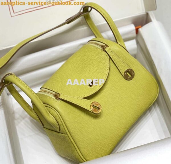 Replica Hermes H079086CK18 Lindy Mini Bag 19cm Semi-manual H231900 4