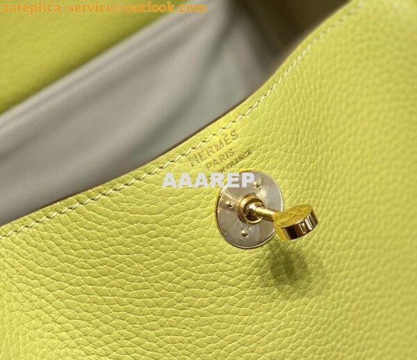 Replica Hermes H079086CK18 Lindy Mini Bag 19cm Semi-manual H231900 6