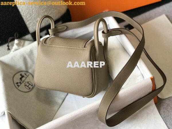 Replica Hermes H079086CK18 Lindy Mini Bag 19cm Semi-manual H231910 4