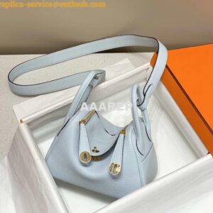 Replica Hermes H079086CK18 Lindy Mini Bag 19cm Semi-manual H231901 2