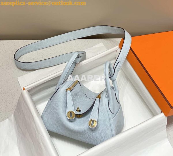 Replica Hermes H079086CK18 Lindy Mini Bag 19cm Semi-manual H231901 4