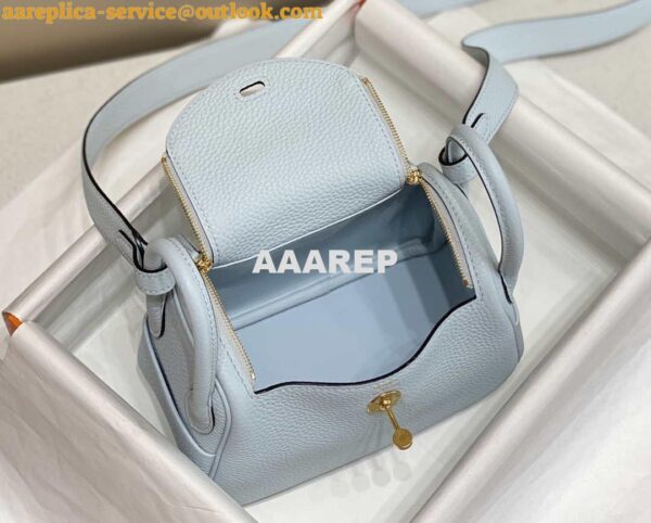 Replica Hermes H079086CK18 Lindy Mini Bag 19cm Semi-manual H231901 10