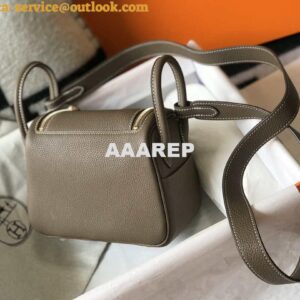 Replica Hermes H079086CK18 Lindy Mini Bag 19cm Semi-manual H231911 2