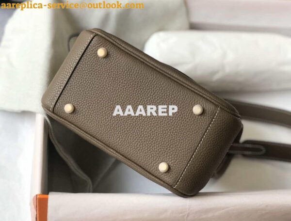 Replica Hermes H079086CK18 Lindy Mini Bag 19cm Semi-manual H231911 8