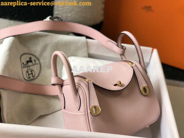 Replica Hermes H079086CK18 Lindy Mini Bag 19cm Semi-manual H231903 4