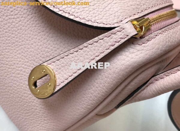 Replica Hermes H079086CK18 Lindy Mini Bag 19cm Semi-manual H231903 7