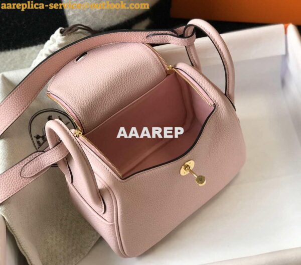 Replica Hermes H079086CK18 Lindy Mini Bag 19cm Semi-manual H231903 10