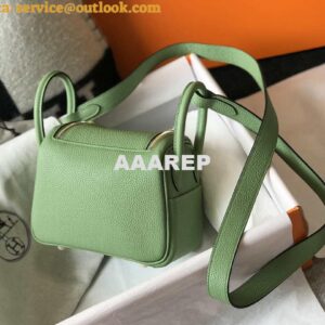 Replica Hermes H079086CK18 Lindy Mini Bag 19cm Semi-manual H231904 2