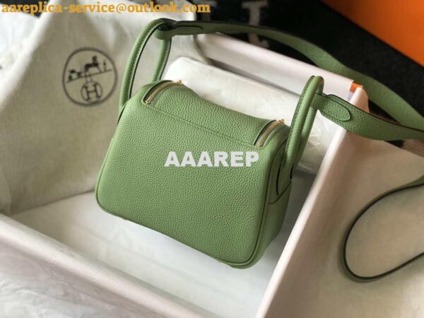 Replica Hermes H079086CK18 Lindy Mini Bag 19cm Semi-manual H231904 9