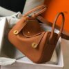 Replica Hermes Lindy 26cm Designer Tote Shoulder Bags Tan