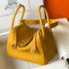 Replica Hermes Lindy 26cm Designer Tote Shoulder Bags Wihte Silver