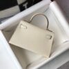 Replica Hermes Kelly Bag Hermes 19CM Epsom Shoulder Mini Bag Apricot 20466