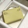 Replica Hermes Kelly Pouchette Swift Leather clutch bag Gold H230271