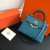 Replica Hermes Kelly Danse 20309 Designer Tote Shoulder Strap Bag Lake Blue