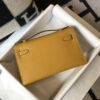 Replica Hermes Mini Kelly Pouchette Epsom Leather H230229 Green 2