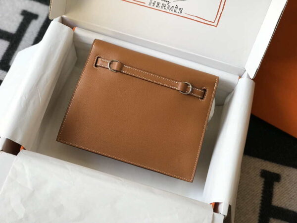 Replica Hermes Kelly Danse 22cm Leather Bag 20353 Tan