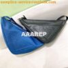 Replica Leather Prada Triangle Bag 2VY007 Bluette 2