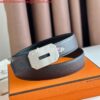 Replica Hermes Neo Reversible Belt 32MM in Black Clemence Leather