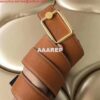 Replica Hermes Oscar Buckle 40 MM Belt Black Reversible Leather