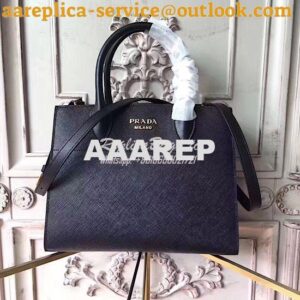 Replica Prada Bibliothèque Bag Black