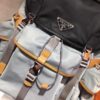 Replica Prada 2VZ074 Nylon Backpack Bag in Gray