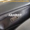 Replica Prada Cahier Small Calf Hair Studded black Shoulder Bag 1BD045 2