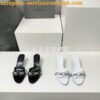 Replica Balenciaga Cagole 70mm Sandal In Arena Lambskin 694347