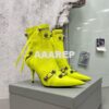 Replica Balenciaga Cagole 90mm Bootie Arena Lambskin 694379 Black