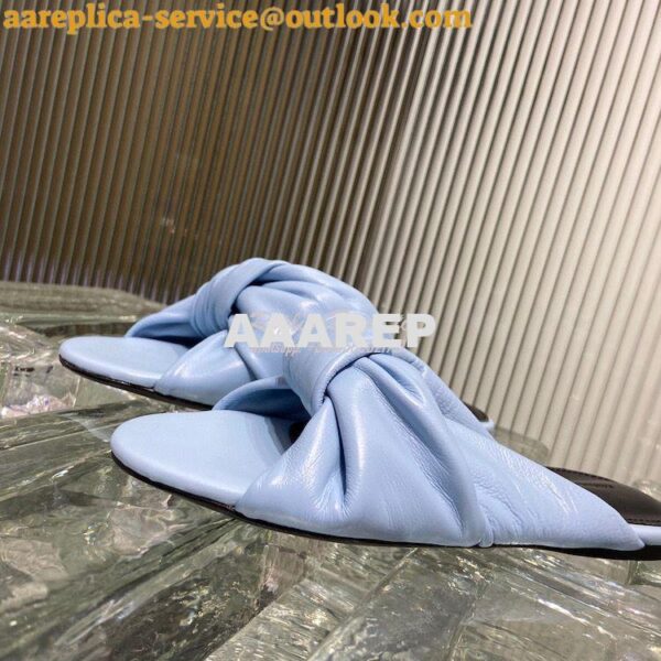 Replica Balenciaga Drappy Padded Leather Mules 638250 7