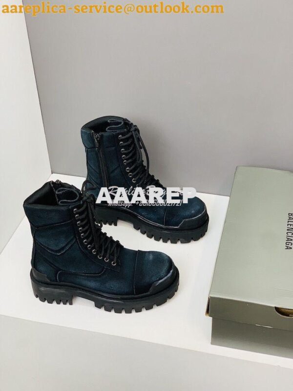 Replica Balenciaga Men Female Strike Combat Boots 4355186 6