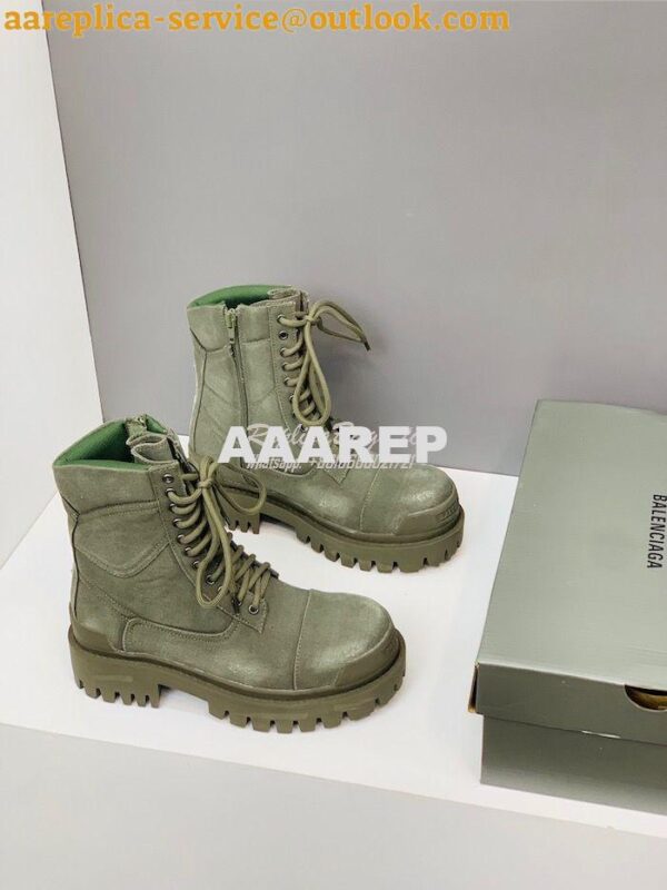 Replica Balenciaga Men Female Strike Combat Boots 4355186 14