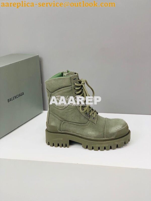 Replica Balenciaga Men Female Strike Combat Boots 4355186 17