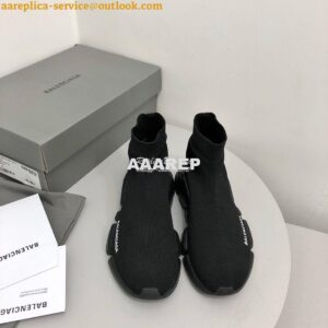 Replica Balenciaga Speed 2.0 Sneaker 617196 Black 2