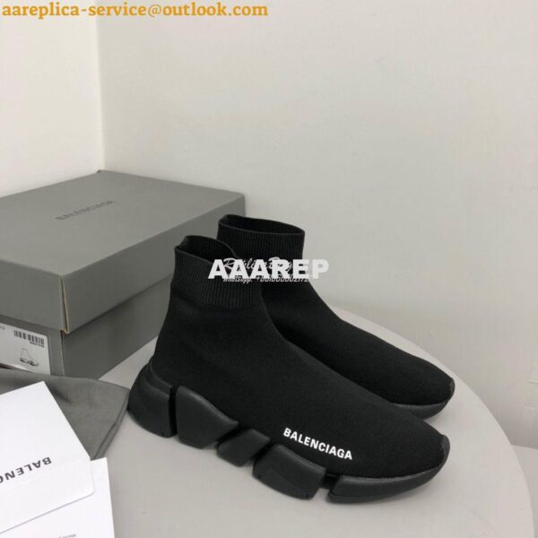 Replica Balenciaga Speed 2.0 Sneaker 617196 Black 5