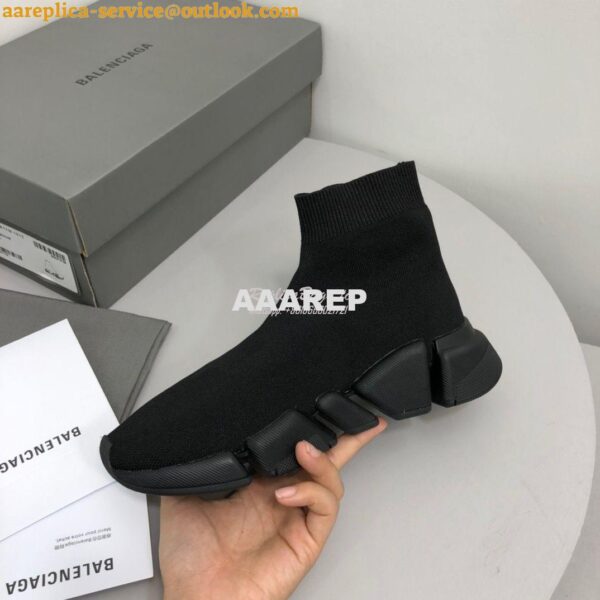 Replica Balenciaga Speed 2.0 Sneaker 617196 Black 8