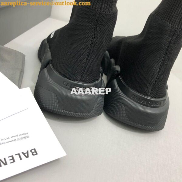 Replica Balenciaga Speed 2.0 Sneaker 617196 Black 10