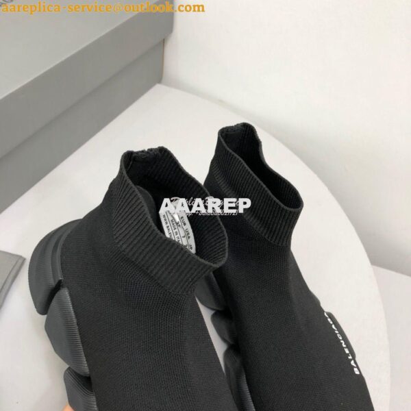 Replica Balenciaga Speed 2.0 Sneaker 617196 Black 11