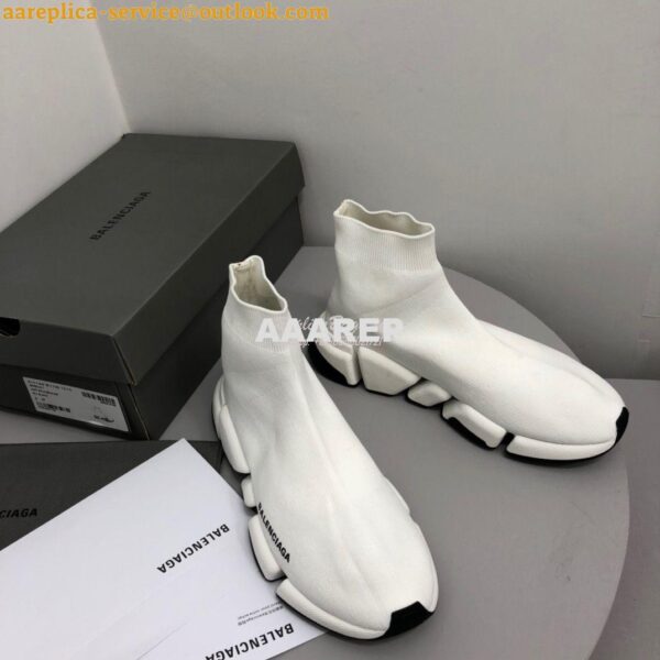 Replica Balenciaga Speed 2.0 Sneaker 617196 White 6