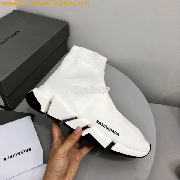 Replica Balenciaga Speed 2.0 Sneaker 617196 White 8