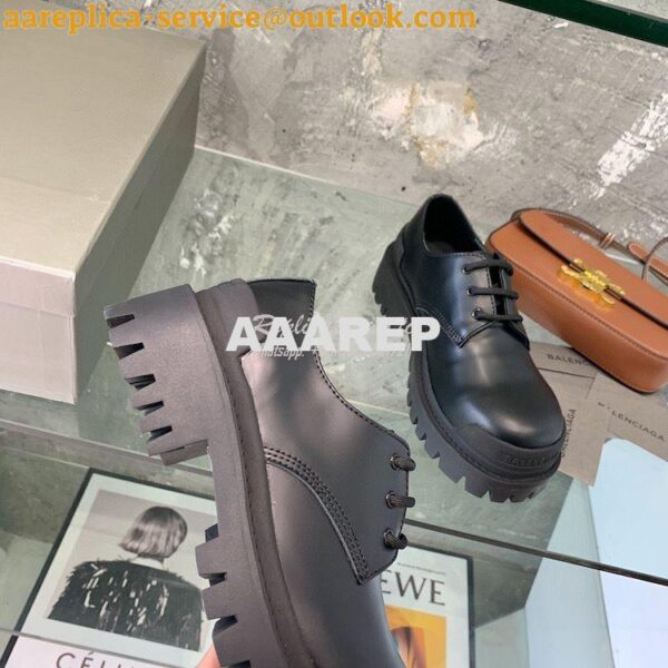 Replica Balenciaga Strkie Derby Lace-Ups Shoes 600600 10